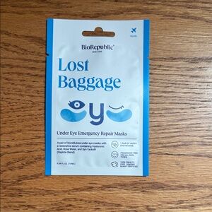 BioRepublic Lost Baggage Under Eye Emergency Repair Mask — Blue